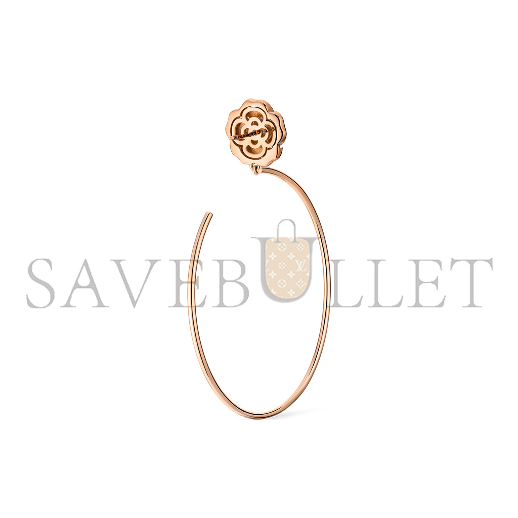 Ch*el extrait de camÉlia hoop earrings j11844